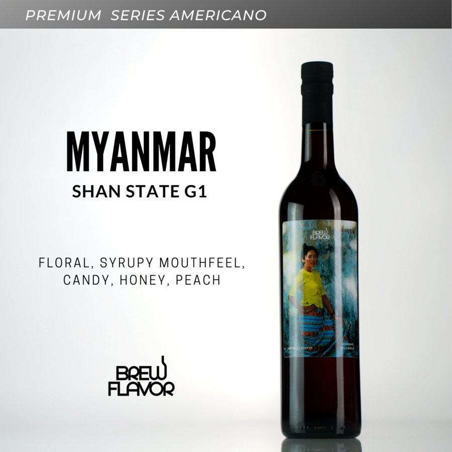 กาแฟสกัดเย็น Myanmar ขนาด 750 ml.