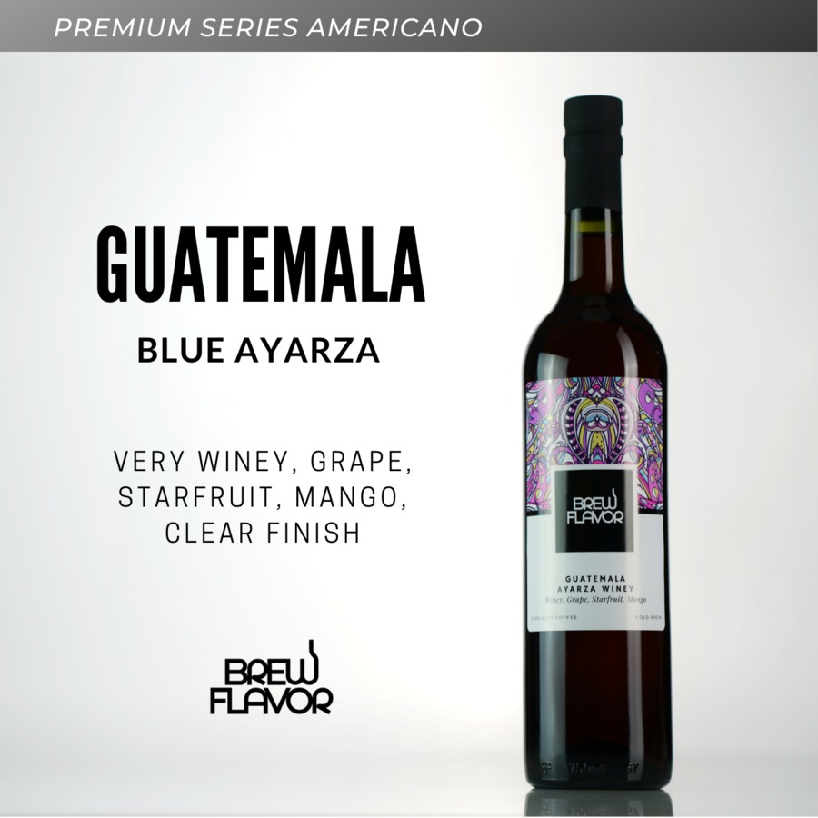 กาแฟสกัดเย็น Guatemala Blue Ayarza ขนาด 750 ml.