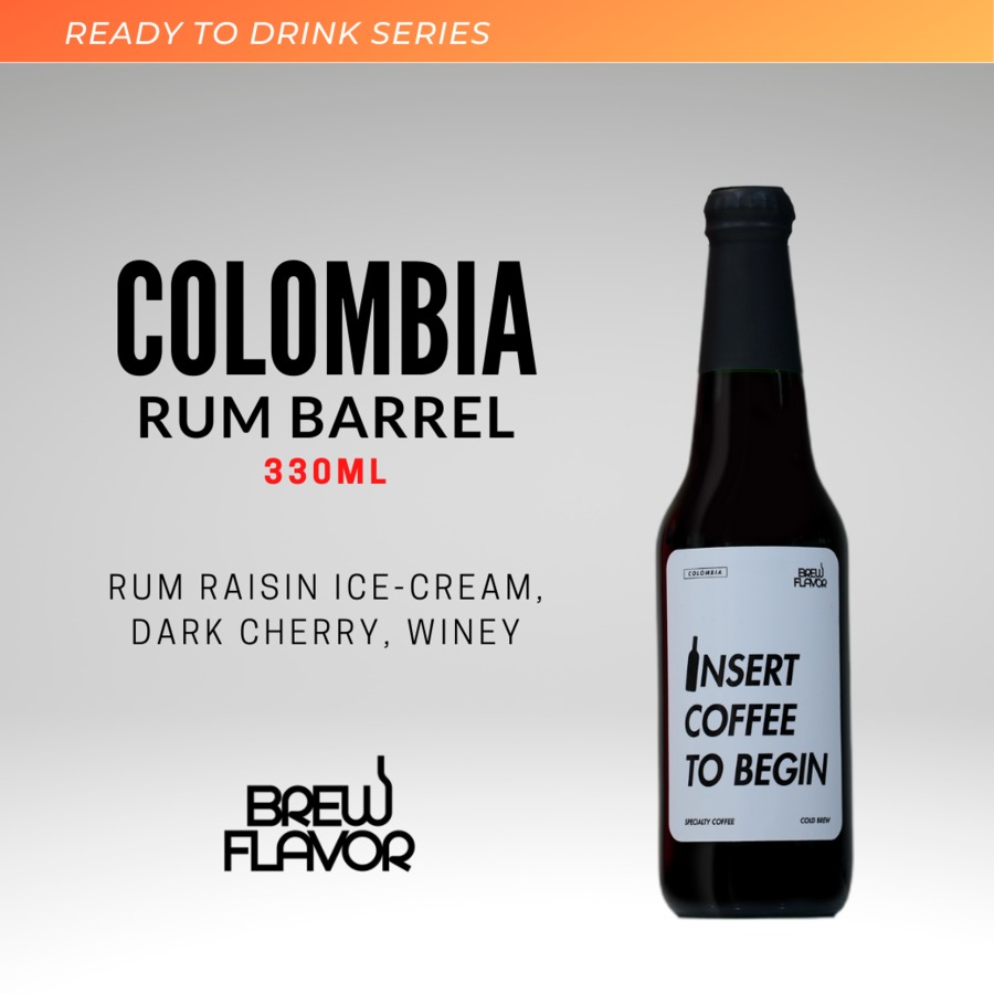 กาแฟสกัดเย็นพร้อมดื่ม Colombia Rum ขนาด 330 ml