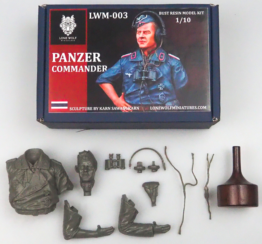 resin model lwm-003 panzer commander