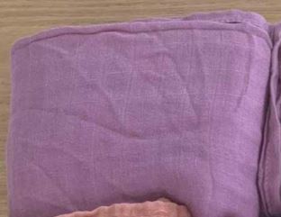 ผ้าหัอตัวเด็ก สี Purple