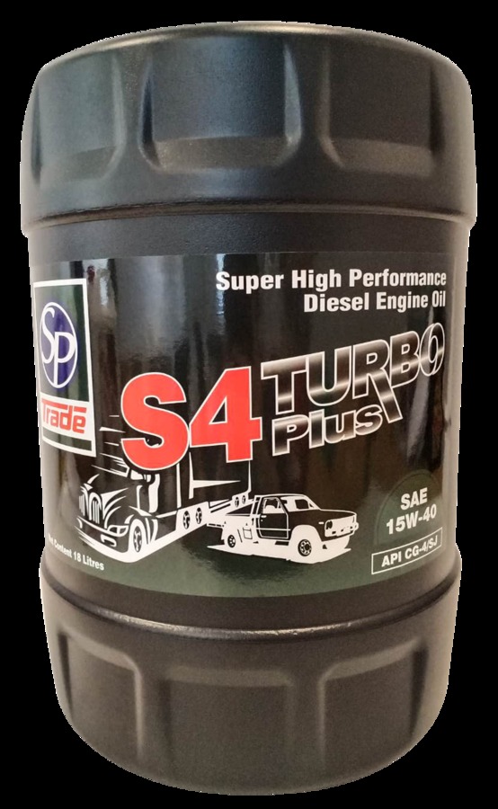 SP TRADE S4 TURBO PLUS ENGINE 15W-40
ขนาดบรรจุ 18 ลิตร