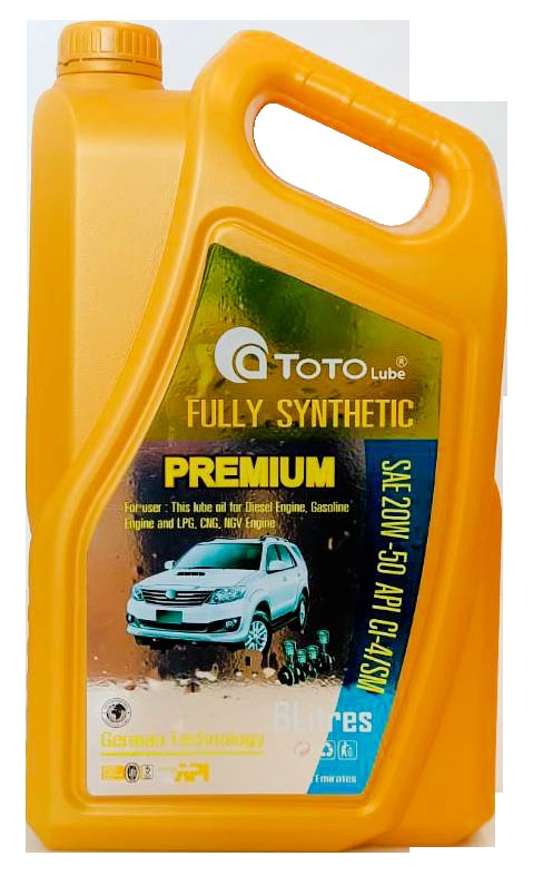 TOTO PREMIUM 20W-50
ขนาดบรรจุ 6 ลิตร