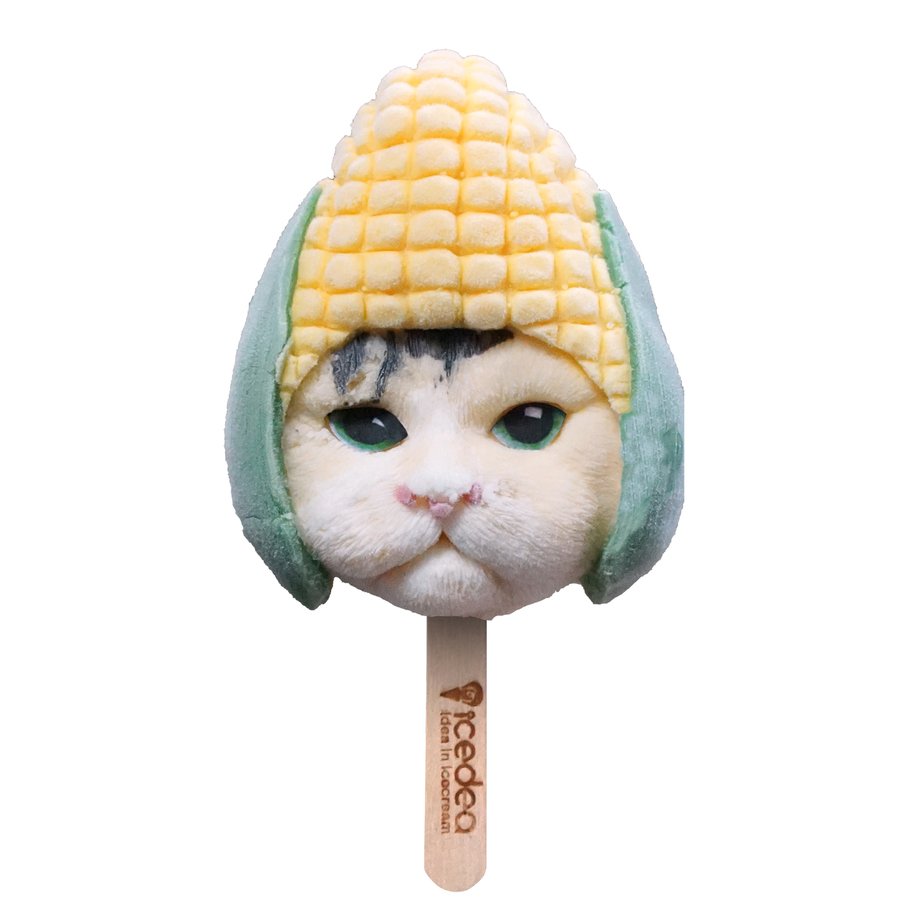 ไอศครีมน้องแมวข้าวโพด (Corn Cat Ice cream Stick)