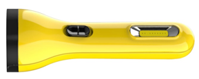 ไฟฉายชาร์จ USB 1W COBพร้อมไฟข้างYG-SW06 สีเหลือง