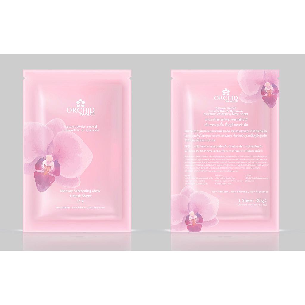 Natural Orchid
Astaxanthin &amp; Hyaluron
Moisture Whitening Mask sheet
