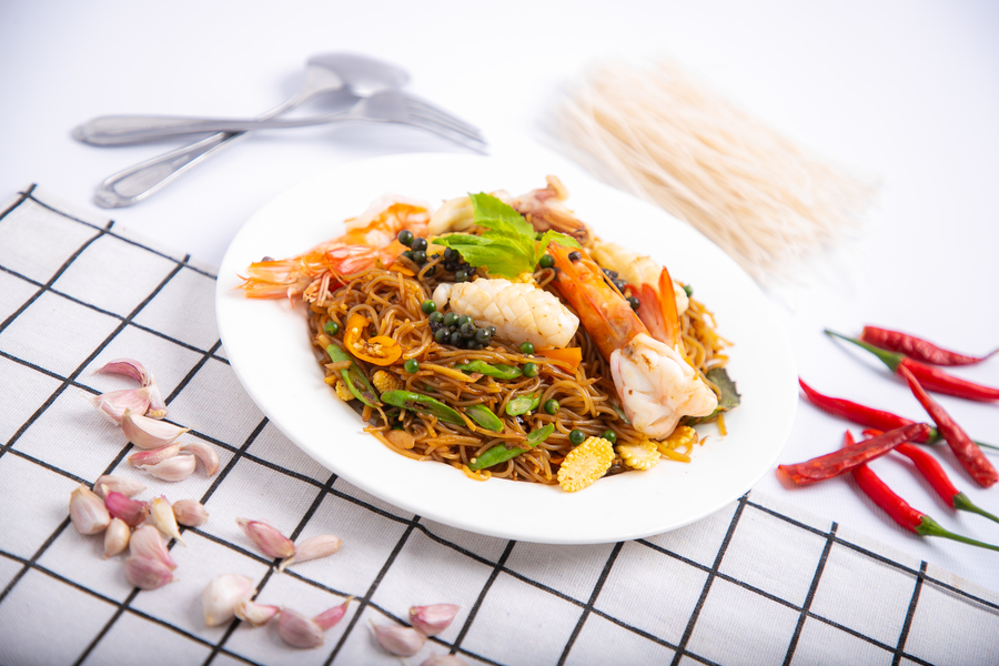 หมี่ผัดขี้เมา
