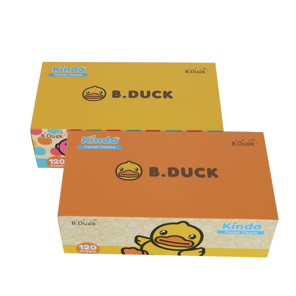 ลัง คินโด้ กระดาษเช็ดหน้า(บีดั๊กซ์) รุ่น 120 แผ่น