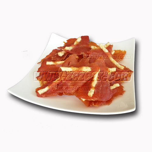 CK7 ไก่เสียบนมเส้นสั้น 400 กรัม
(ซีเซียร์สันในไก่กับเส้นหนังนิ่ม Zezear Chicken Fillet With Soft Crunchy Stick)