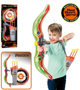 light Archery shooting for boy