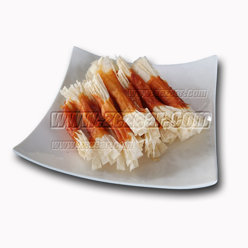 CS12 ไก่พันทาโร่เส้นใหญ่ 160 กรัม
(ซีเซียร์สันในไก่กับปลาเส้น Zezear Chicken Fillet With Fish Snack)