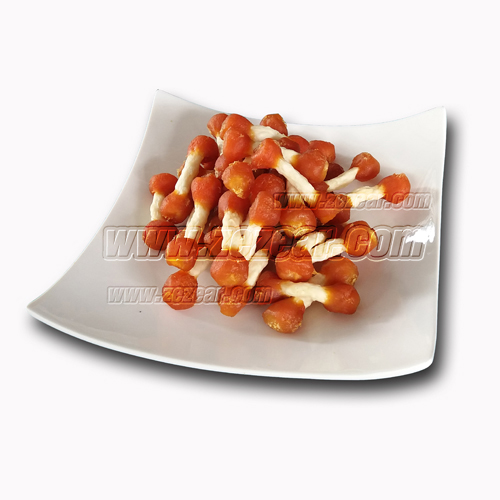 CS13 ไก่ดัมเบลเล็ก 170 กรัม
(ซีเซียร์สันในไก่กับเส้นหนังนิ่ม Zezear Chicken Fillet With Soft Crunchy Stick)