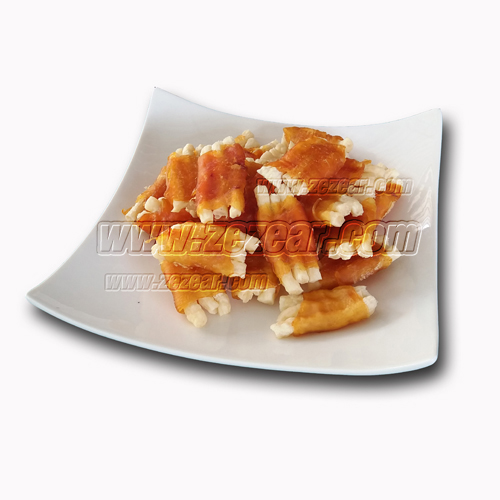 CK15 ไก่พันนมสั้น3เส้น 170 กรัม
(ซีเซียร์สันในไก่กับเส้นหนังนิ่ม Zezear Chicken Fillet With Soft Crunchy Stick)