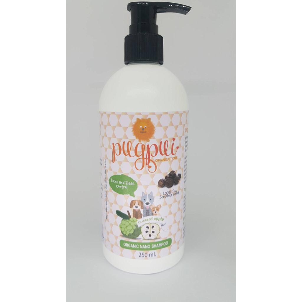 Dog shampoo tick and fleas control