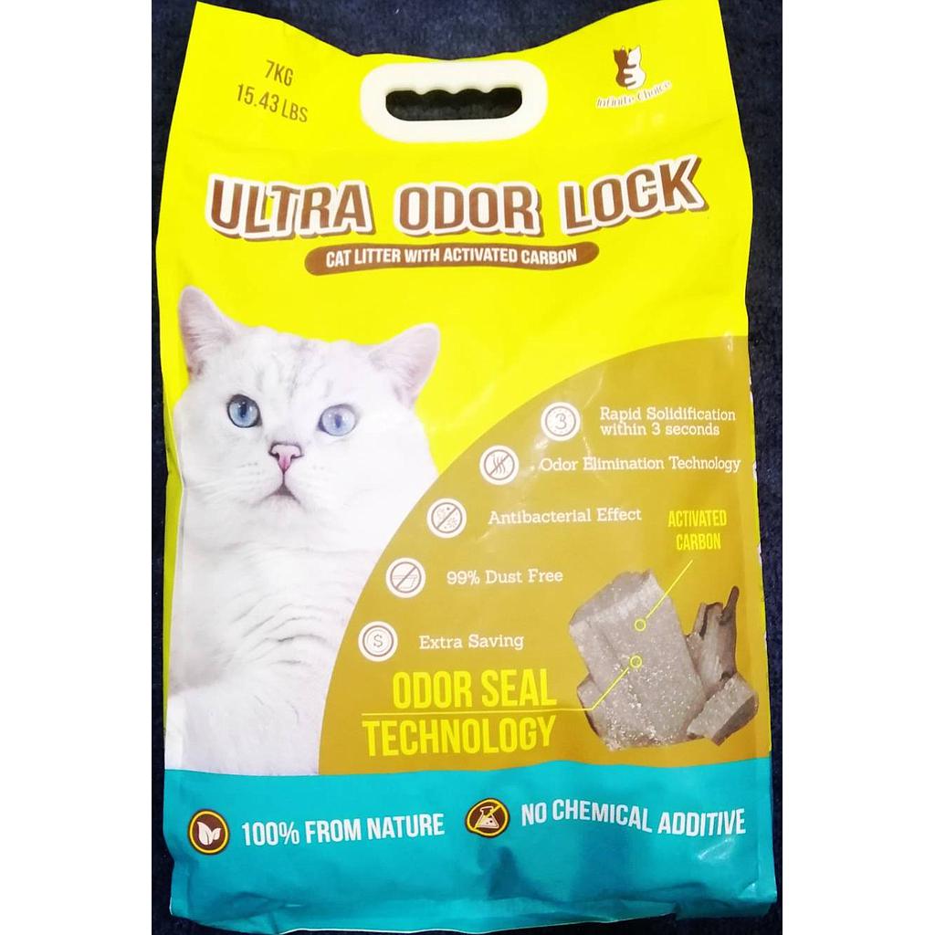 ทรายแมวภูเขาไฟ Ultra Ordor Lock
(รุ่นเก็บกลิ่นดีเยี่ยม)
