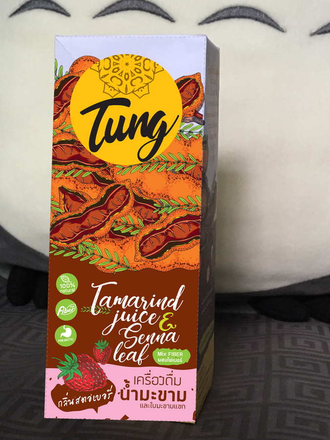 เครื่องดื่มน้ำมะขาม กลิ่นสตอเบอรี่