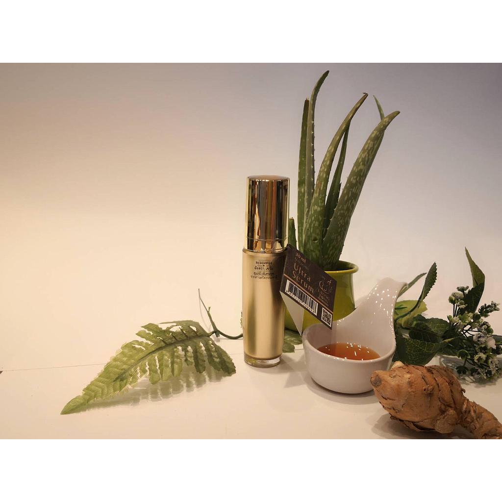 อัลตร้าเซรัม Ultra Serum 
ใช้ก่อนทา เดอะสลิปปิ้งมาส์ก  บำรุงและปรับสภาพผิวหน้า ก่อนทามอยส์เจอร์ไรเซอร์,ลดปัญหากระฝ้า จุดด่างดำ หน้าเนียนใส หลังจากใช้แล้ว 7 วัน
ดูแลผิว เป็นพิเศษในการเพิ่มประสิทธิภาพของไนซ์ครีมและเดย์ครีม
สารสำคัญ
วิตามิน E
สารสกัดว่านหางจระเข้ แตงกวา มะขามป้อม ทับทิม ขมิ้นชัน ใบบัวบก ไพล มังคุด

ขนาด 30 ml ราคา 990 บาท