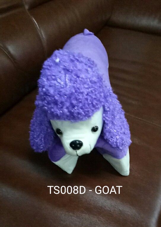 TS008D  หมอนยางพาราทรงตุ๊กตา (แพะ)
