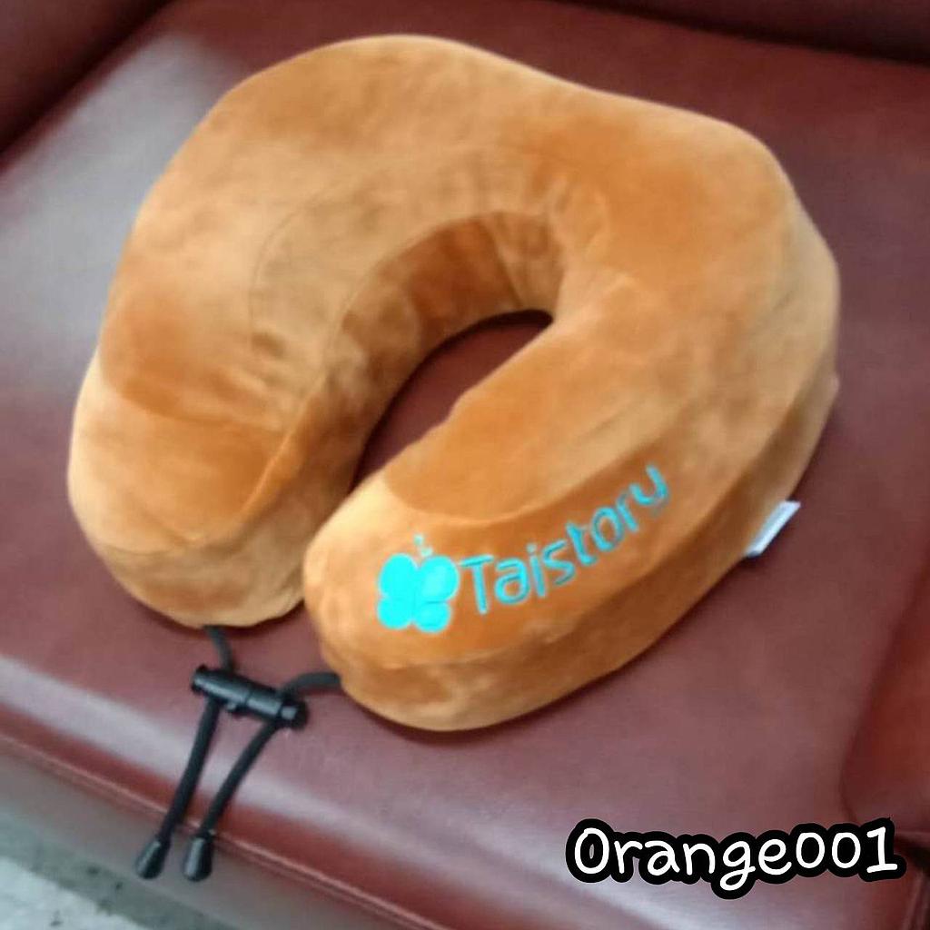 TS011J หมอนยางพารารองคอตัวU (ORANGE001  )
