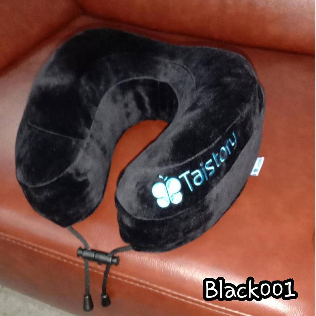 TS011F หมอนยางพารารองคอตัวU ( BLACK001 )
