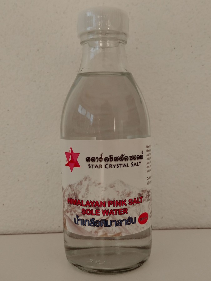 สตาร์ คริสตัล ซอลท์ น้ำเกลือหิมาลายัน 200 ML (ขวดแก้ว ฝาพลาสติก) 