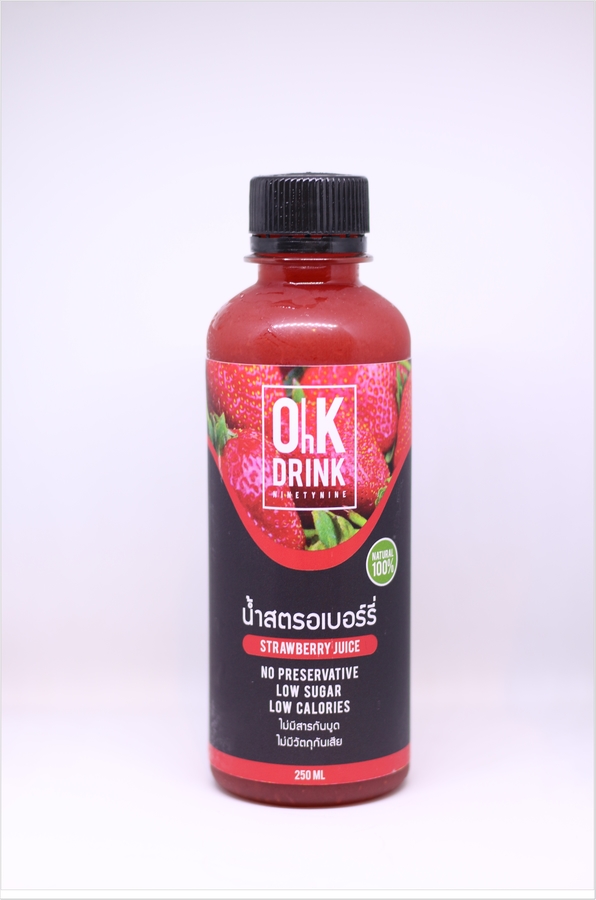 น้ำสตรอเบอร์รี่  โอเคดริ้ง