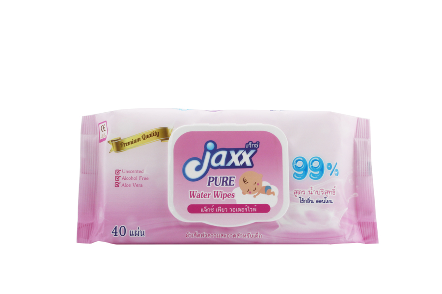 แจ็กซ์ เพียว วอเตอร์ไวพ์ 40 แผ่น