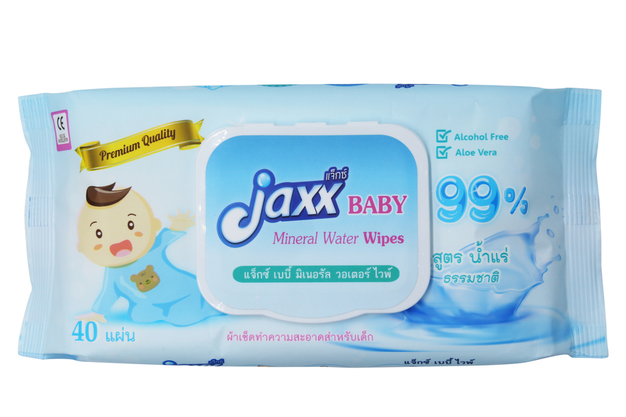 แจ็กซ์ มิเนอรัล วอเตอร์ ไวพ์ 40 แผ่น

