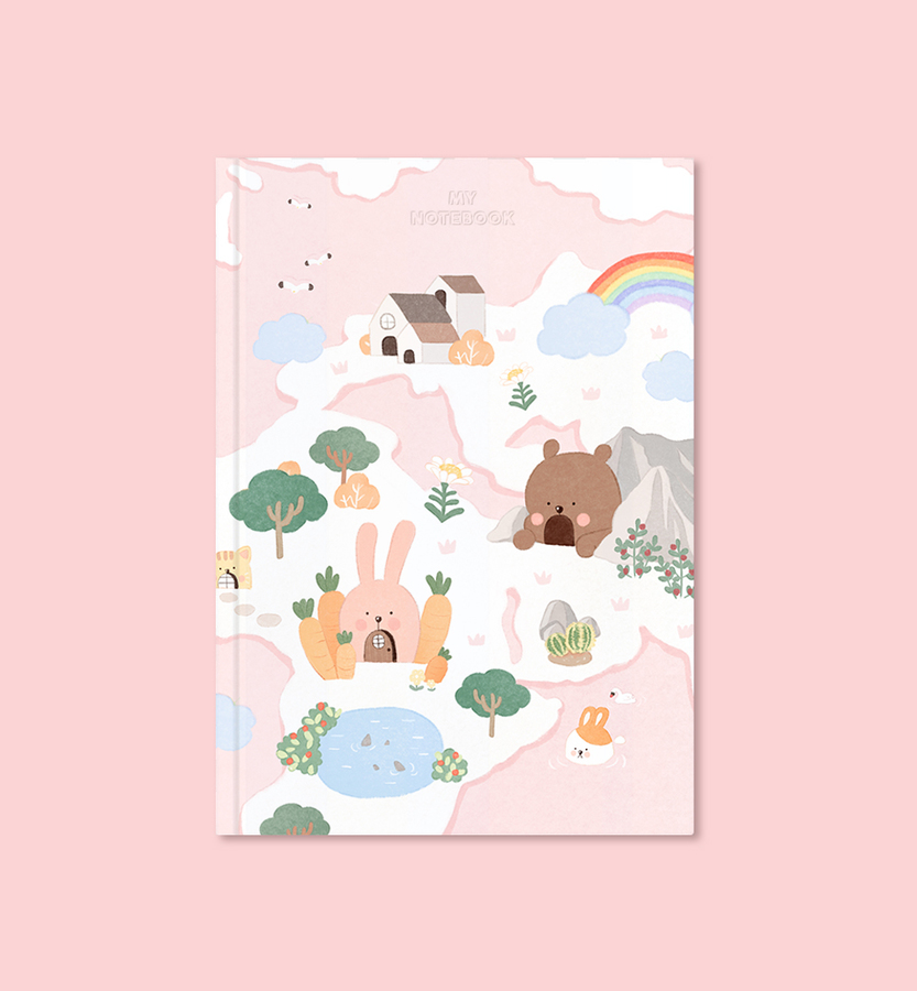 สมุดจดบันทึก - ลาย World