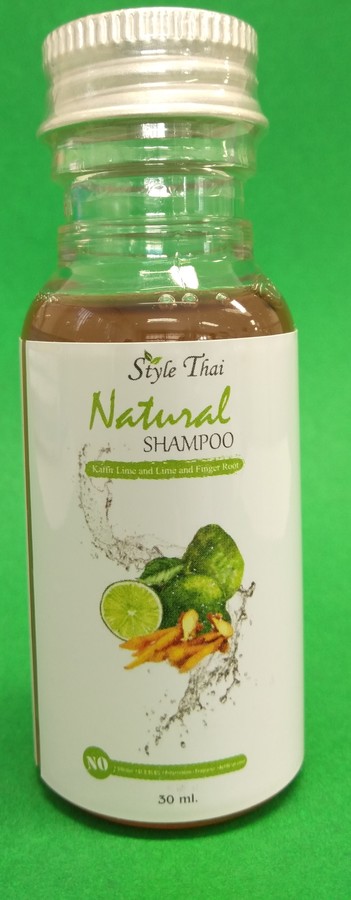 แชมพูมะกรูดมะนาวและกระชาย สูตรธรรมชาติ