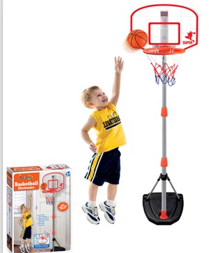 basketball stand with sound and light and counter