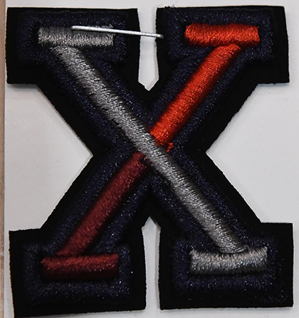 ป้ายอักษรนูน X
