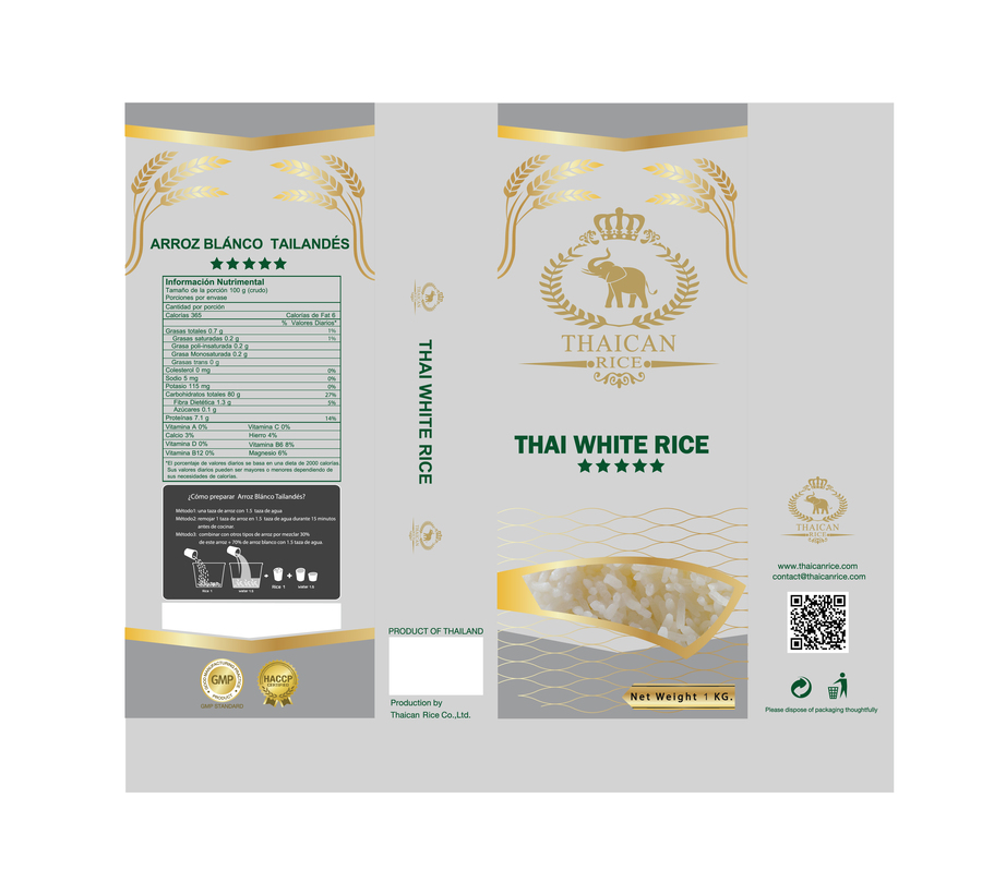 Thai White Rice  TWR  1 kg.