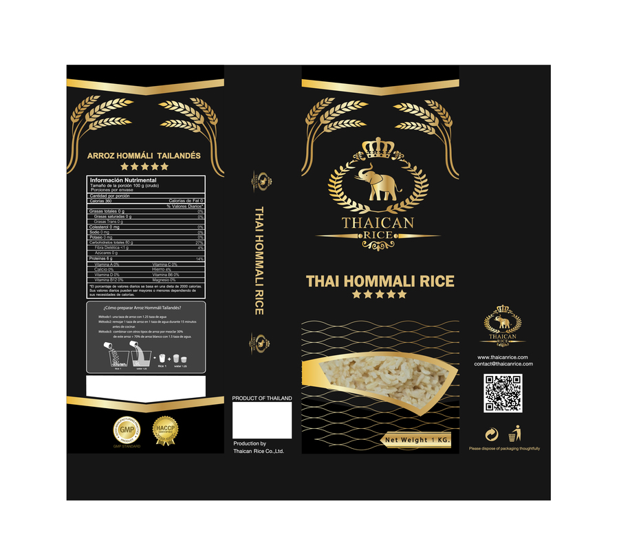 Thai Hommali Rice    THMR  1 kg.