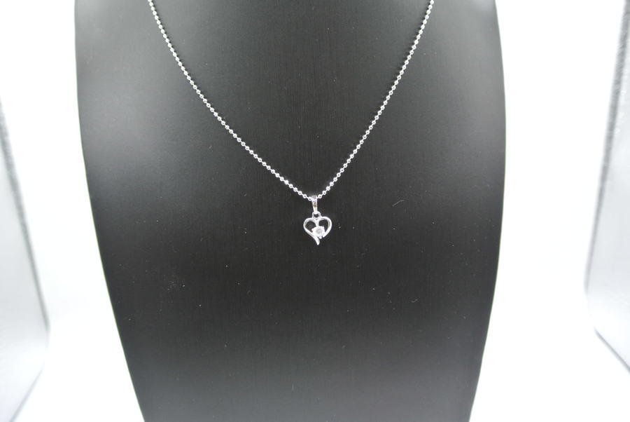 Pearl Jewelry สร้อยจี้หัวใจ Diamond Heart