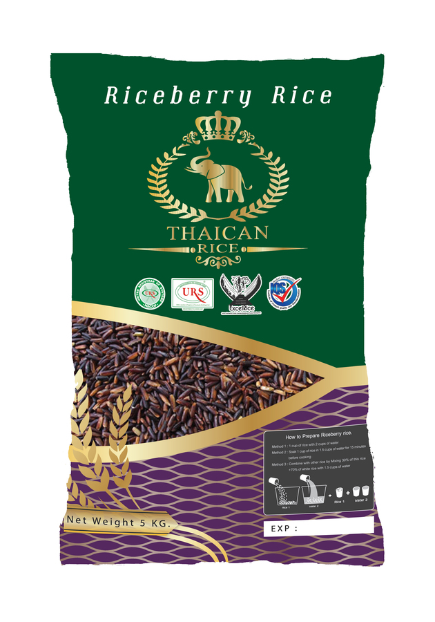 Riceberry Rice  RB  5 kg.