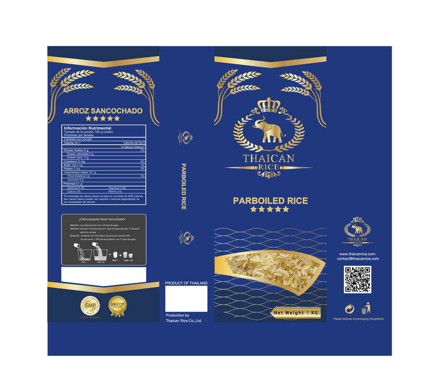 Parboiled Rice    PBR 1 kg.