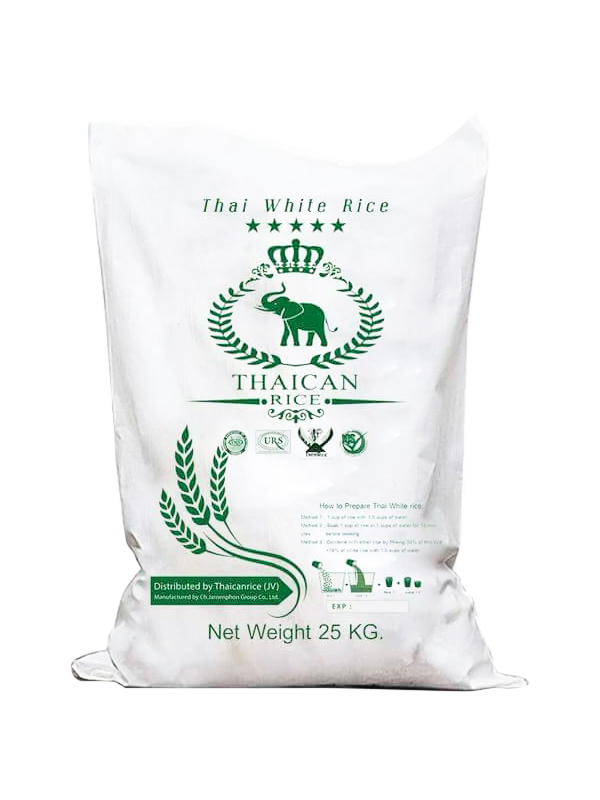 Thai White Rice  TWR  25 kg.