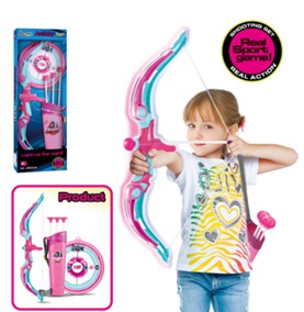 light Archery shooting for girl