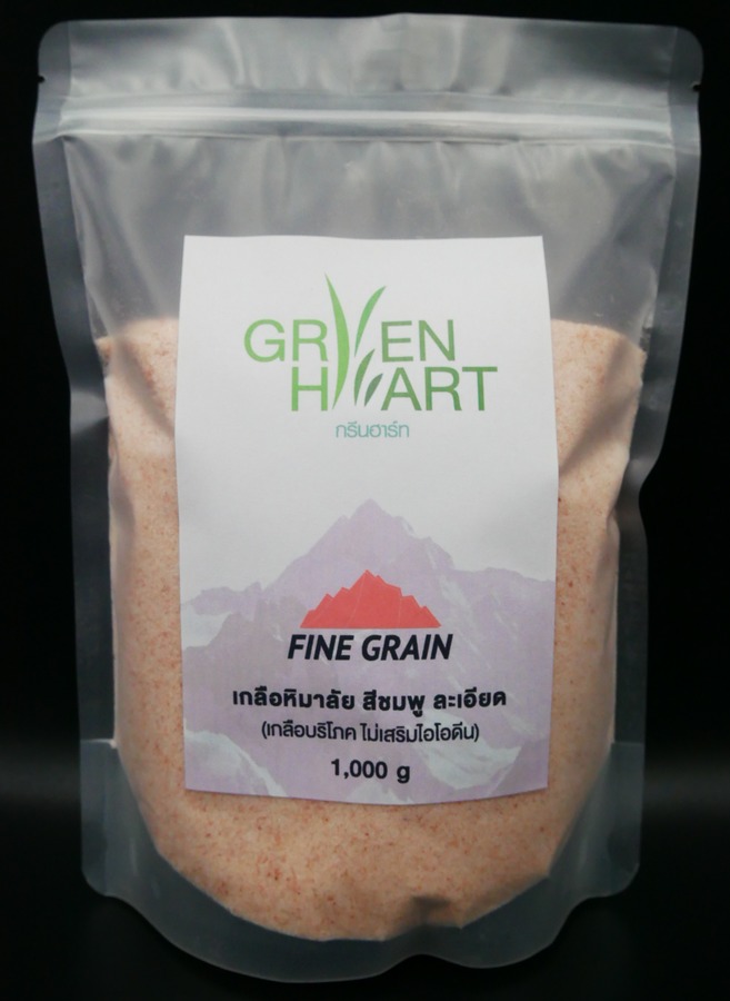 เกลือหิมาลัย สีชมพู แบบละเอียด 1,000g.