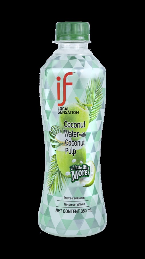 Coconut water with coconut Pulp