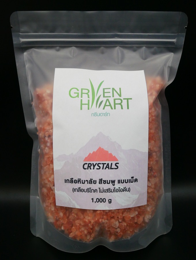 เกลือหิมาลัย สีชมพู แบบเม็ด 1,000g.