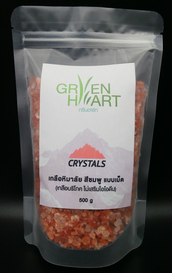 เกลือหิมาลัย สีชมพู แบบเม็ด 500g.