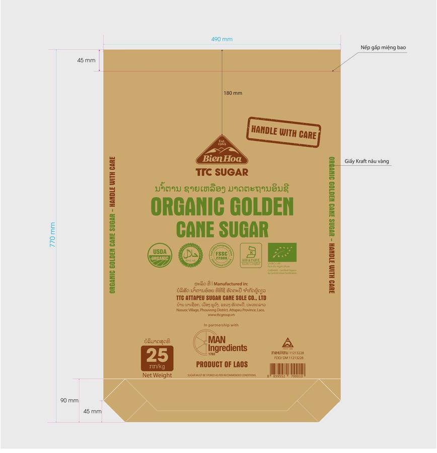 ORGANIC GOLDEN CANE SUGAR