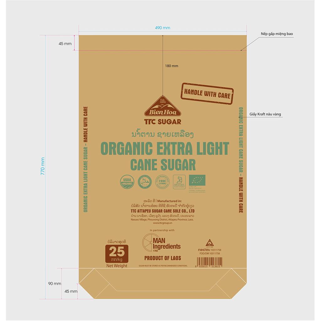 ORGANIC EXTRA LIGHT CANE SUGAR