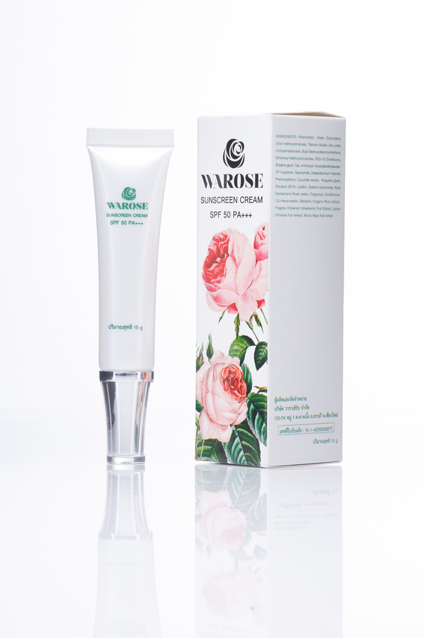 WAROSE  SUNSCREEN CREAM SPF 50 PA+++
วาโรส ซันสกรีน ครีม เอสพีเอฟ 50 พีเอ +++
ผลิตภัณฑ์ป้องกันแสงแดดผิวหน้า