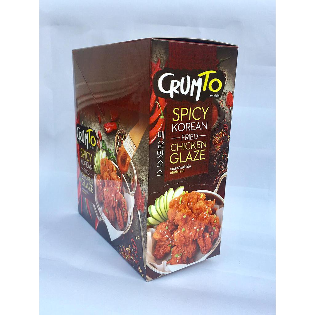 ซอสเคลือบไก่เผ็ดสไตล์เกาหลี ขนาด 60 กรัม บรรจุ 12ซอง