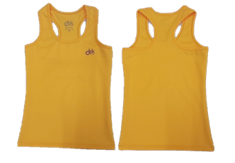 เสื้อกล้ามผู้หญิง สีเหลือง  Size 2XL