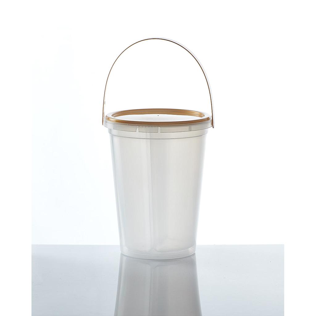 V030-2F Big Cup 30 oz. 2 ช่อง+ฝาปิดเรียบ+หู