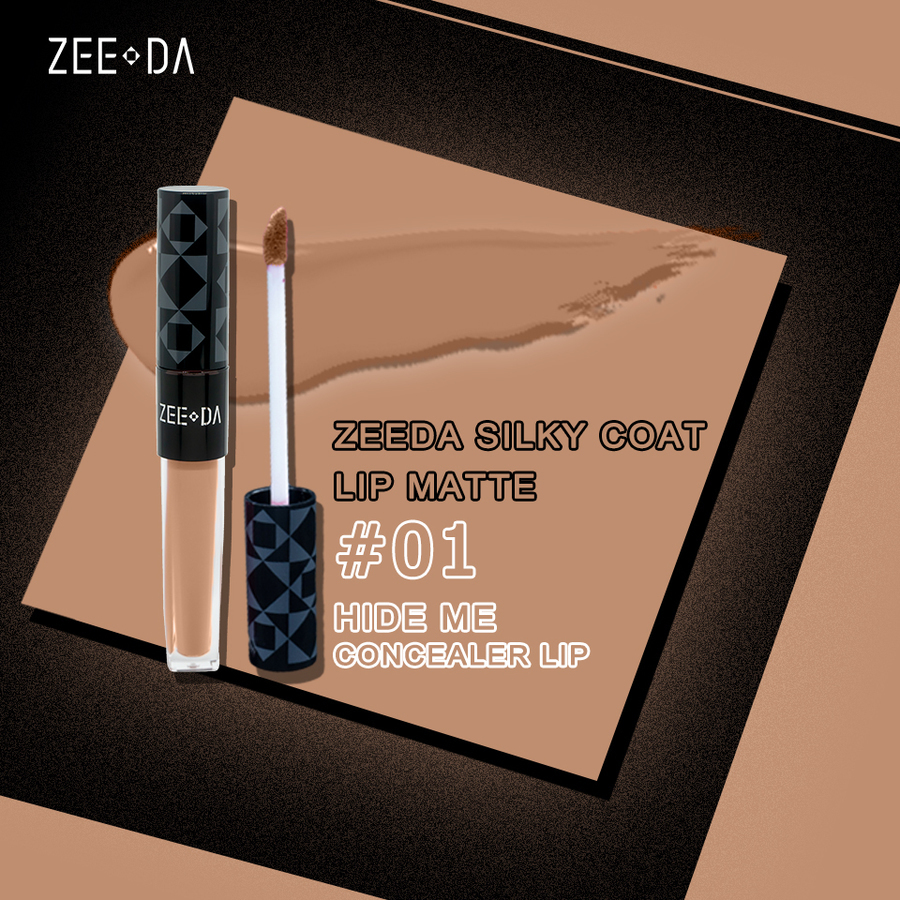 Zeeda Silky Coat Lip Matte No.01 Hide me